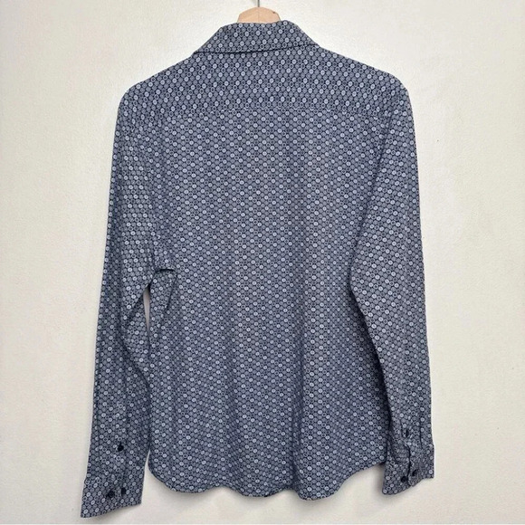 English  Laundry Mens Medium Stretch Fitted Knit Print Shirt - Picture 14 of 14